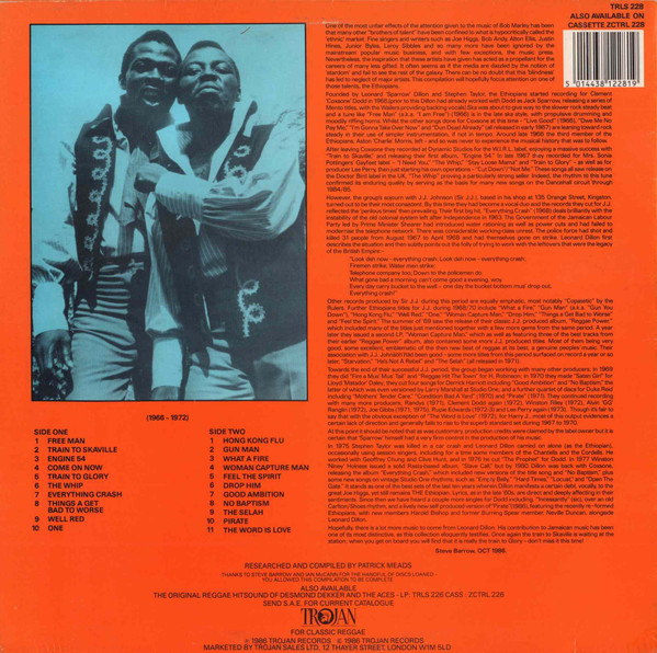 The Ethiopians : The Original Reggae Hitsound Of The Ethiopians | LP / 33T  |  Oldies / Classics