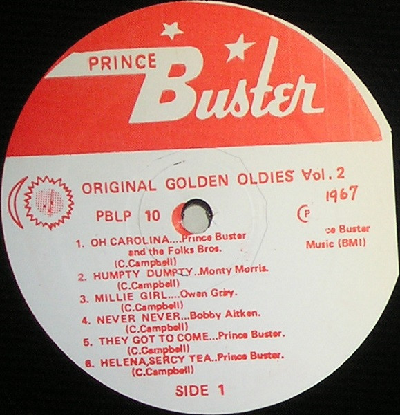 Prince Buster : The Original Golden Oldies Vol.2 | LP / 33T  |  Oldies / Classics