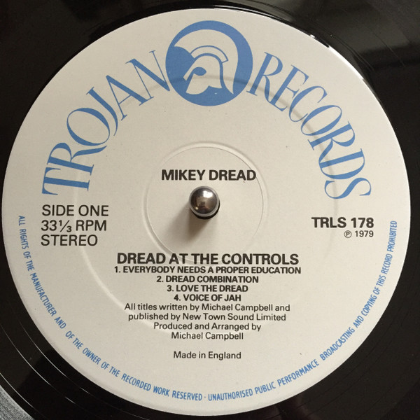 Mikey Dread : Dread At The Control | LP / 33T  |  Collectors