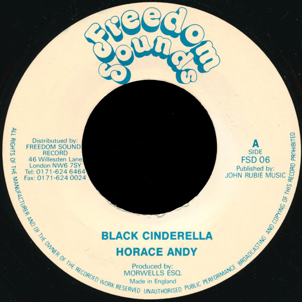 Horace Andy : Black Cinderella | Single / 7inch / 45T  |  Oldies / Classics