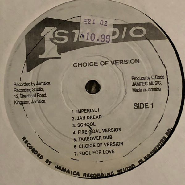 Jazzbo : Choice Of Version | LP / 33T  |  Oldies / Classics