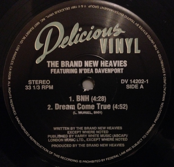 The Brand New Heavies : The Brand New Heavies | LP / 33T  |  Ragga-HipHop