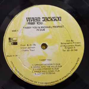 Yabby You & Michael Prophet : Yabby You Meets Michael Prophet In Dub | LP / 33T  |  Oldies / Classics