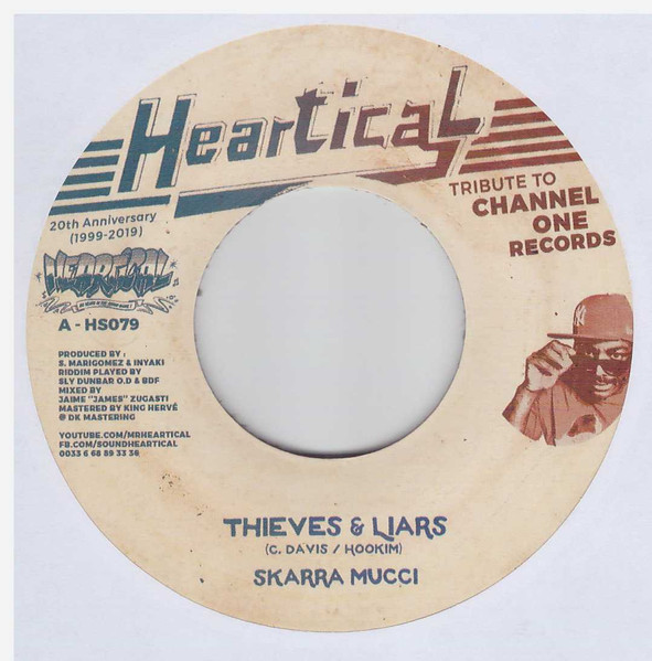 Skarra Mucci : Thieves And Liars | Single / 7inch / 45T  |  Dancehall / Nu-roots