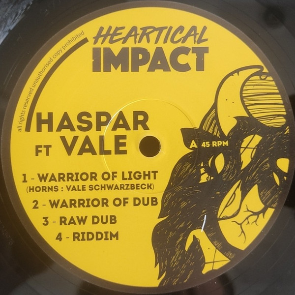 Haspar : Warrior Of Light | Maxis / 12inch / 10inch  |  UK
