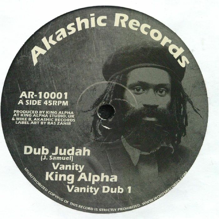 Dub Judah & King Alpha : Vanity | Maxis / 12inch / 10inch  |  UK