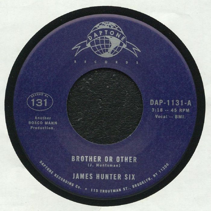 James Hunter Six : Brother Or Other | Single / 7inch / 45T  |  Afro / Funk / Latin