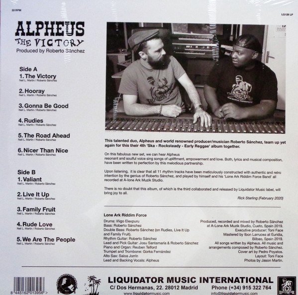 Alpheus : The Victory Alpheus : The Victory | LP / 33T | Dancehall / Nu-roots