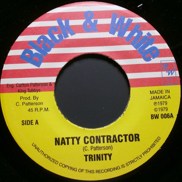 Trinity : Natty Contractor / Internal Feeling | Single / 7inch / 45T  |  Oldies / Classics