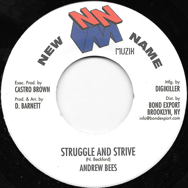 Andrew Bees : Struggle And Strive | Single / 7inch / 45T  |  Oldies / Classics