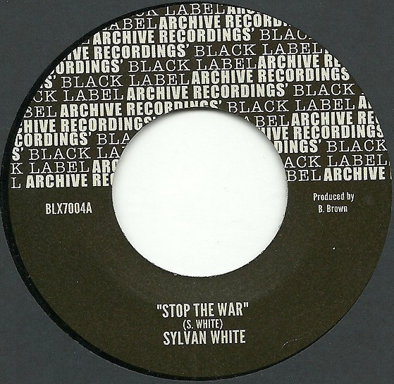 Sylvan White : Stop The War | Single / 7inch / 45T  |  Oldies / Classics