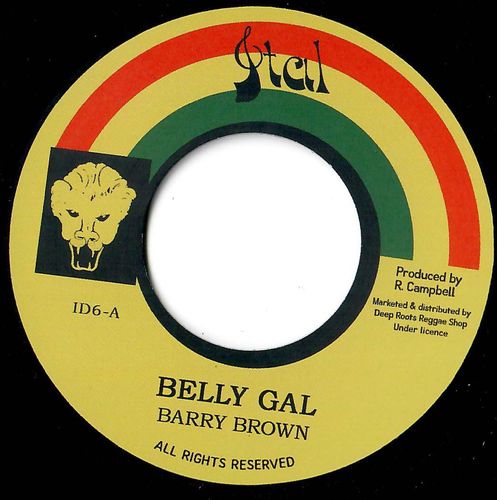 Barry Brown : Belly Gal | Single / 7inch / 45T  |  Oldies / Classics