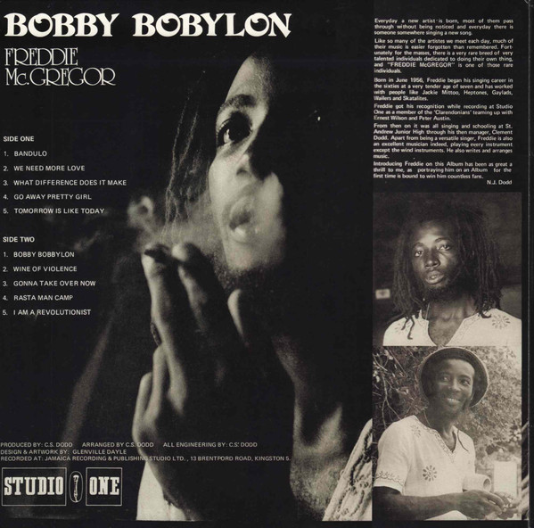 Freddie McGregor : Bobby Bobylon | LP / 33T  |  Oldies / Classics