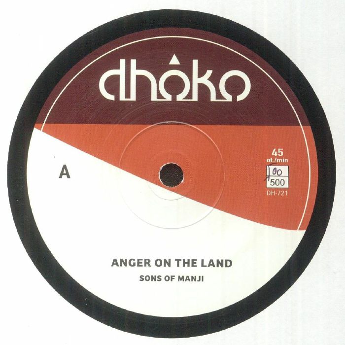 Sons of Manji : Anger On The Land | Single / 7inch / 45T  |  UK