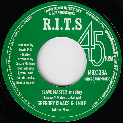 Gregory Isaacs & J Nile : Slave Master Medley | Single / 7inch / 45T  |  Oldies / Classics