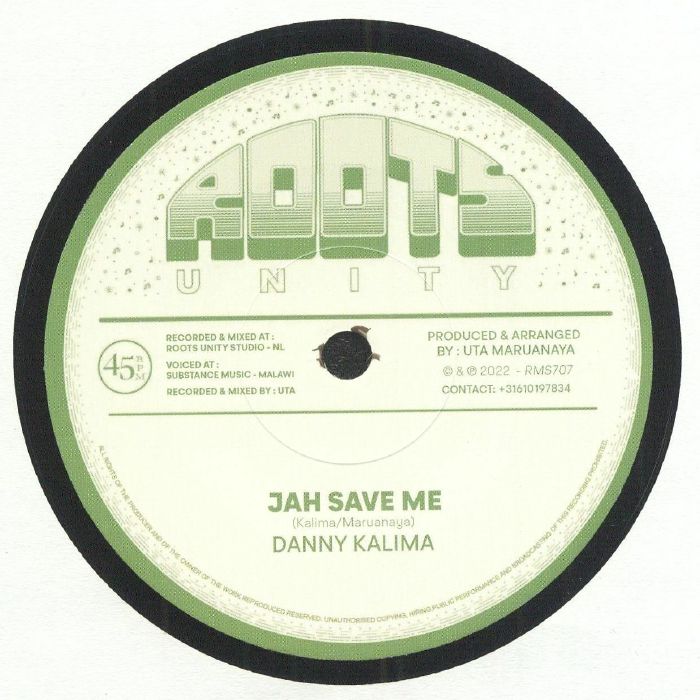Danny Kalima : Jah Save Me | Single / 7inch / 45T  |  UK