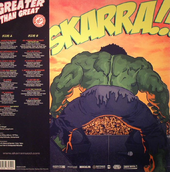 Skarra Mucci : Greater Than Great | LP / 33T  |  Dancehall / Nu-roots