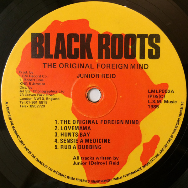 Junior Reid : Original Foreign Mind | LP / 33T  |  Oldies / Classics