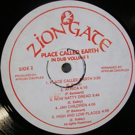African Disciples : Place Called Earth In Dub Vol 1 | LP / 33T  |  Oldies / Classics