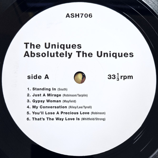The Uniques : Absolutely The...Uniques The Uniques : Absolutely The...Uniques | LP / 33T | Oldies / Classics