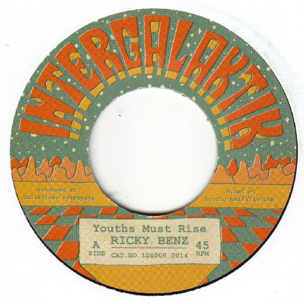 Ricky Benz : Youths Must Rise | Single / 7inch / 45T  |  UK