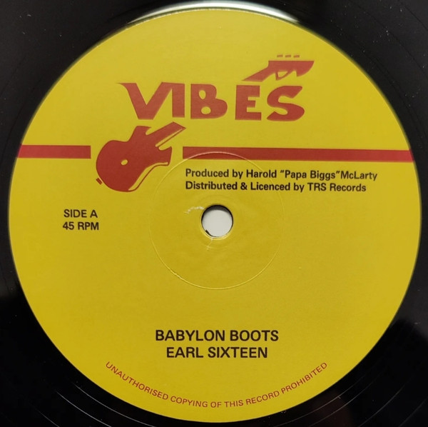 Earl Sixteen : Babylon Boots
