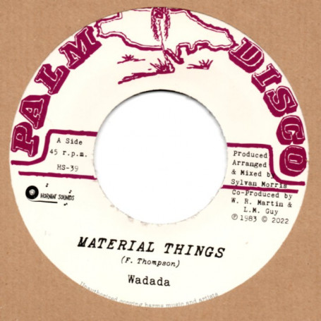 Wadada : Material Things | Single / 7inch / 45T  |  Oldies / Classics