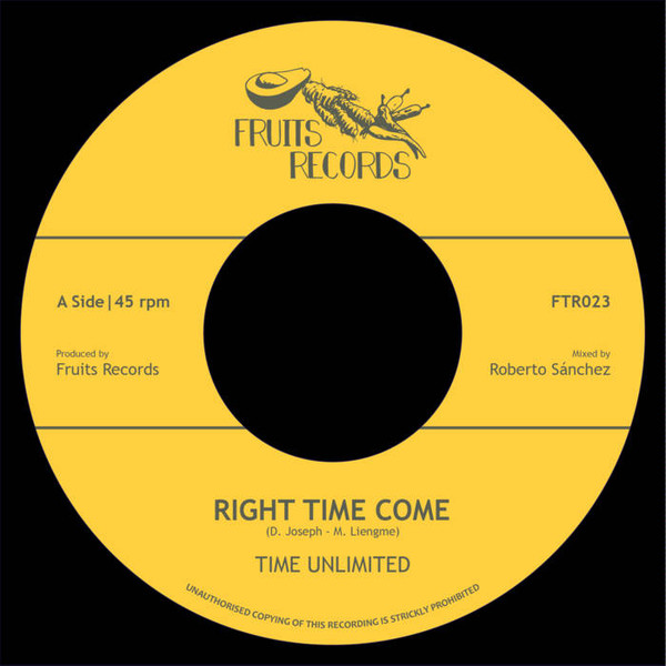 Time Unlimited : Right Time Come | Single / 7inch / 45T  |  Dancehall / Nu-roots