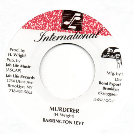 Barrington Levy : Murderer | Single / 7inch / 45T  |  Oldies / Classics