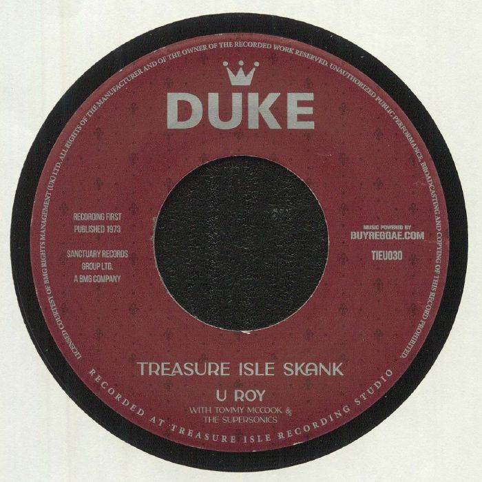 U Roy : Treasure Isle Skank (with Tommy McCook & The Supersonics)