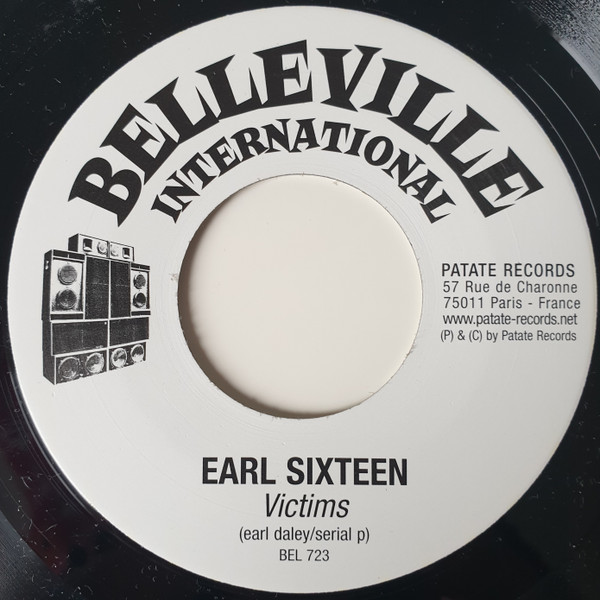 Earl Sixteen : Victims | Single / 7inch / 45T  |  Dancehall / Nu-roots