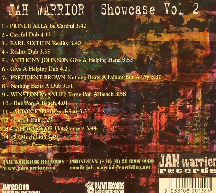 Various : Jah Warrior Showcase Vol.2 | CD  |  UK