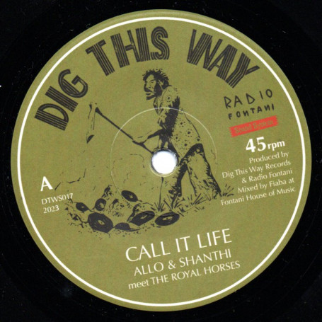 Allo & Shanthi Meets The Royal Horses : Call It Life | Single / 7inch / 45T  |  Oldies / Classics