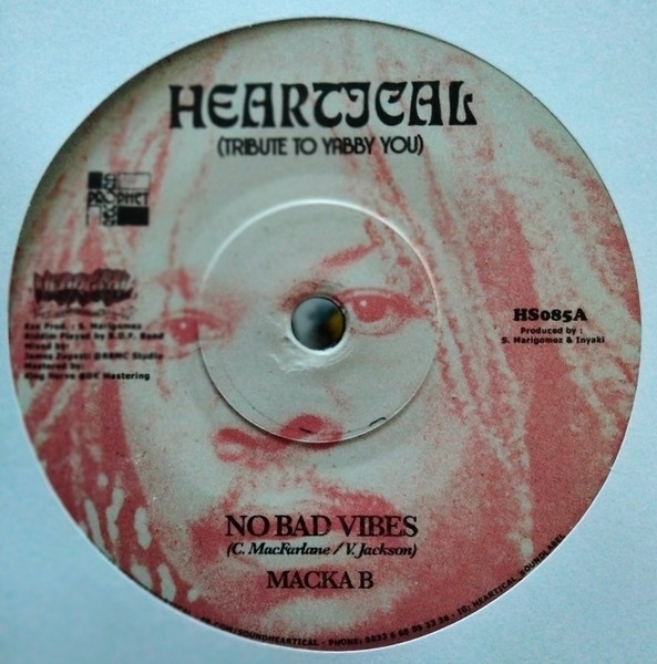 Macka B : No Bad Vibes | Single / 7inch / 45T  |  Dancehall / Nu-roots