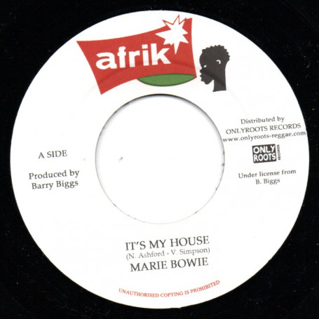 Marie Bowie : It's My House | Single / 7inch / 45T  |  Oldies / Classics