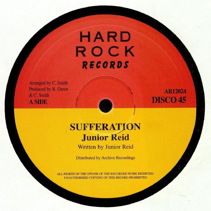 Junior Reid : Sufferation | Maxis / 12inch / 10inch  |  Oldies / Classics