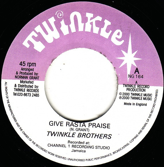 Twinkle Brothers : Give Rasta Praise | Single / 7inch / 45T  |  UK