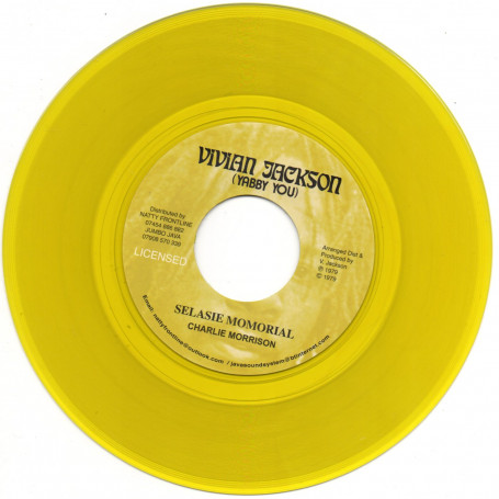 Charlie Morrison : Selassie Memorial (Yellow) Charlie Morrison : Selassie Memorial (Yellow) | Single / 7inch / 45T | Oldies / Classics