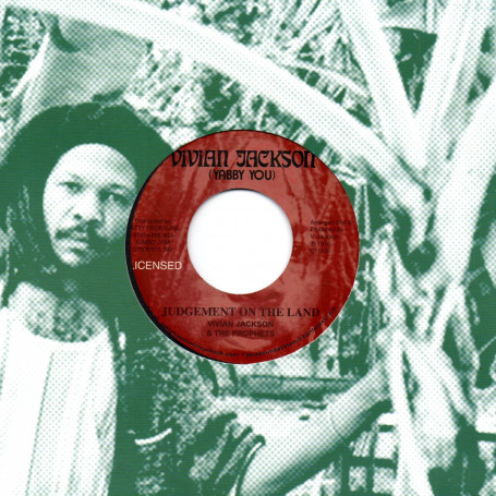 Vivian Jackson And The Prophet : Judgement On The Land ( Deep Red) | Single / 7inch / 45T  |  Oldies / Classics