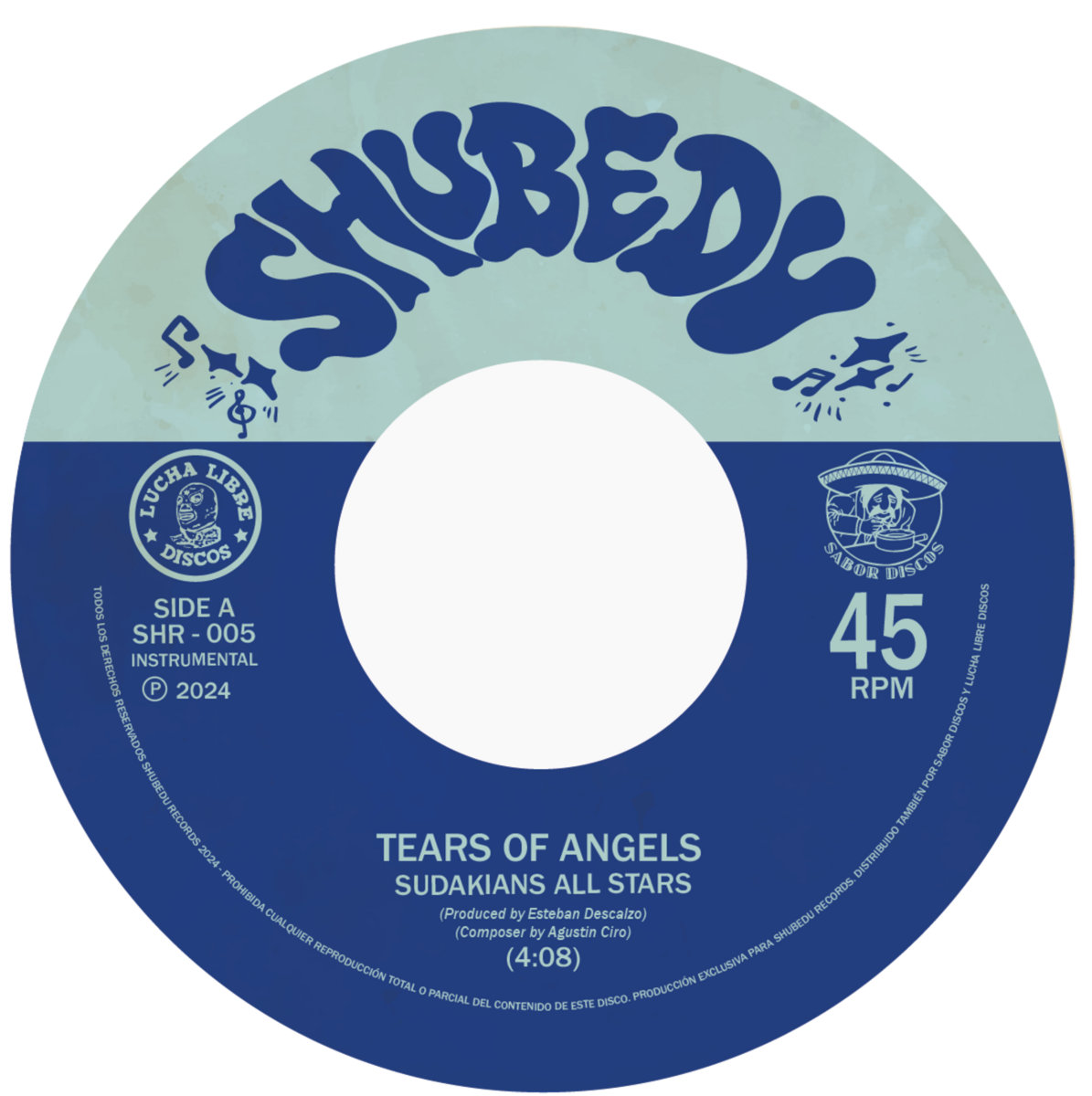 Sudakians All Stars : Tears Of Angels | Single / 7inch / 45T  |  Ska / Rocksteady / Revive