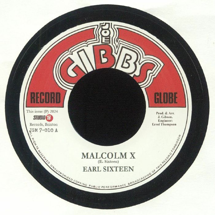 Earl Sixteen : Malcom X | Single / 7inch / 45T  |  Oldies / Classics