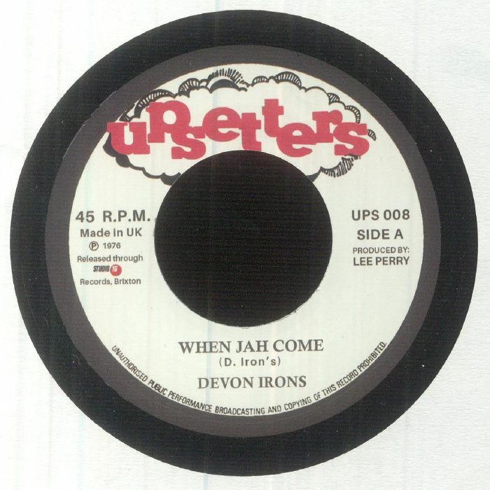 Devon Irons : When Jah Come Devon Irons : When Jah Come | Single / 7inch / 45T | Oldies / Classics