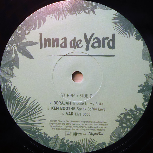 Ken Boothe, Cedric Myton, Winston McAnuff et Kiddus I : Inna De Yard Ken Boothe, Cedric Myton, Winston McAnuff et Kiddus I : Inna De Yard | LP / 33T | Oldies / Classics
