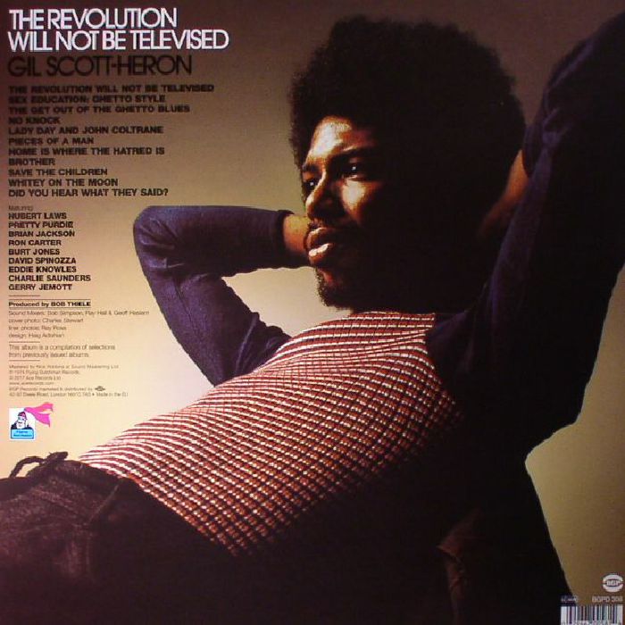 Gil Scott Heron : The Revolution Will Not Be Televised Format: LP Gil Scott Heron : The Revolution Will Not Be Televised Format: LP | LP / 33T | Afro / Funk / Latin