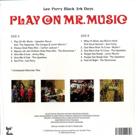 Various : Play On Mr Music: Lee Perry Black Ark Days Various : Play On Mr Music: Lee Perry Black Ark Days | LP / 33T | Oldies / Classics