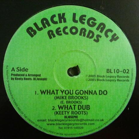 Mike Brooks : What You Gonna Do + Dub