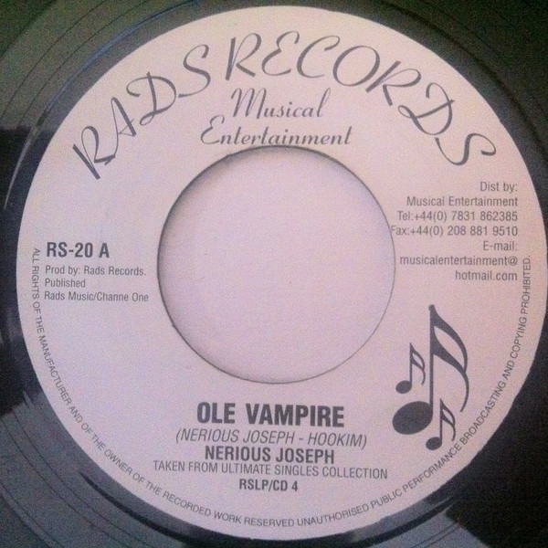 Nerious Joseph : Ole Vampire