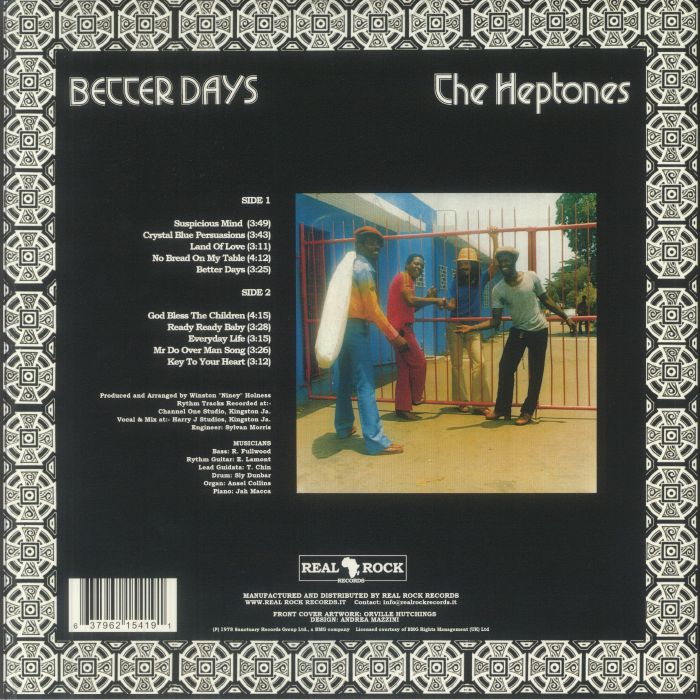 The Heptones : Better Days The Heptones : Better Days | LP / 33T | Oldies / Classics