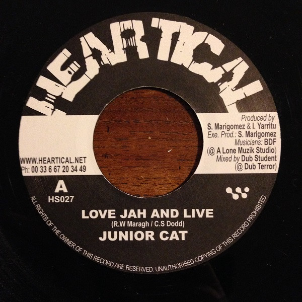 Junior Cat : Love Jah And Live