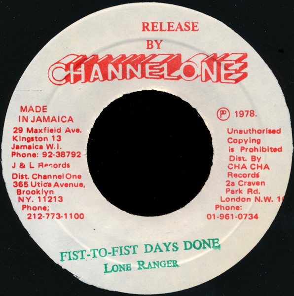 Lone Ranger : Fist-To-Fist Days Done